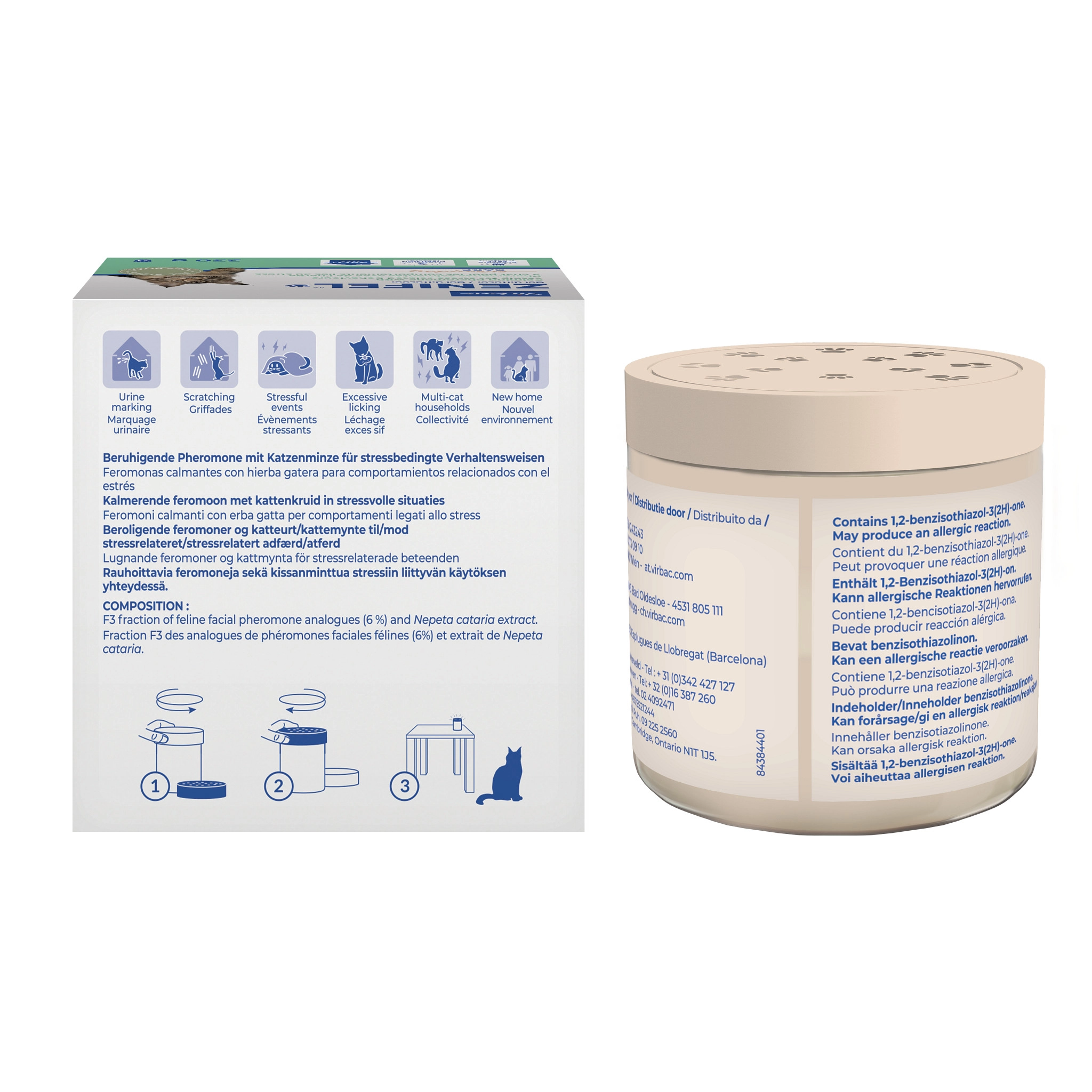 cat　ハーバライフ　サプリメント Zenifel® Gelverdamper met Kalmerende Feromonen voor Katten
